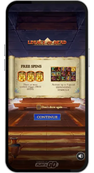 Demo-modus van de game wordt geladen in de browser met een laadanimatie van 2 tot 3 seconden